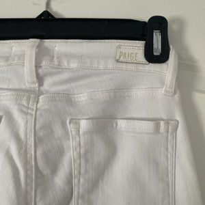 Paige White Denim Skinny Jeans